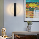 LED Indoor Wall Light Modern Round Bedroom Wall Sconce, D20cm