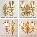 Vintage Gold Luxury Wall Sconce Light For Living Room