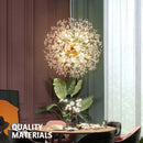 Modern Dandelion Chandelier Luxury Firework Pendant Light for Dining Room