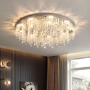 Modern Glam Crystal LED Ceiling Lights for Dining Room Lounge
