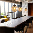 Modern Globe Pendant Light Sphere Glass For Living Room Kitchen