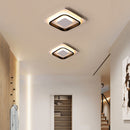 Geometric Iron Flush LED Ceiling Lights For Living Room