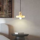Simple White Marble Pendant Light For Living Room