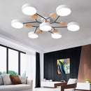 Art Deco Chandelier, Modern Flush Mount Chandelier Ceiling Light