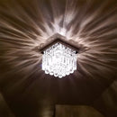 Modern Crystal Small Flush Mount Hallway Ceiling Lamp