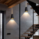 IP65 Geometric Modern Aluminum Black LED Outdoor Wall Lights