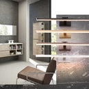 Contemporary Aluminum Simple Long Mirror Bathroom Wall Lighting, Picture Light