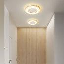 Nordic Gold Iron LED Dimmable Ceiling Light For Living Room