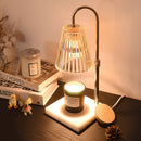 Contemporary Nordic Brown Glass Bedroom Mini Warming Candle Lamp