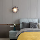 Modern Nordic Glass Round LED Wall Sconce For Living Room