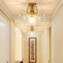 Modern Mini Crystal Ceiling Lights for Porch Hallway