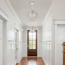Crystal Light Fitting, Semi Flush Hallway Lights