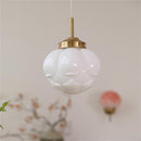 Vintage Art Glass Hanging Lamp