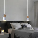 Modern Macaron Cylinder Iron Pendant Light