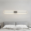 Black Long Strip LED Linear Wall Sconce for Living room Bedroom