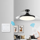 Simple Low Profile Bedroom Ceiling Fan With LED Light