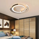 Black Minimalist LED Flush Mount Ceiling Lights