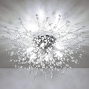Crystal Flush Mount Chandelier Ceiling Light for Bedrooms, Kitchens, Islands, Corridor
