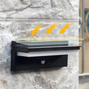 Modern ABS Led Solar Sensor Outdoor Wall Lights for Hallway Patio Porch