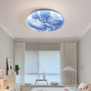 Simple Minimalist Moon Round LED Ceiling Light