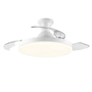 Simple Low Profile Bedroom Ceiling Fan With LED Light