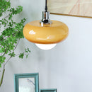 Bauhaus Dome Simple Coffee Glass Pendant Light