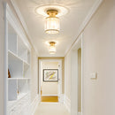 Mini Cylinder Crystal Hallway Ceiling Lights