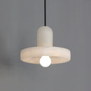 Simple White Marble Pendant Light For Living Room