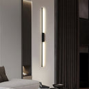 Black Long Strip LED Linear Wall Sconce for Living room Bedroom