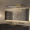 Vintage Black Metal Mirror Bathroom Wall Light, Picture Light
