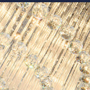 Modern Round Chrome Crystal LED Flush Ceiling Lights
