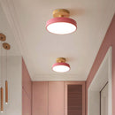 Set of 2 Nordic Semi Flush Ceiling Lights Hallway LED Ceiling Lamp