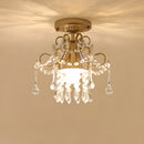 Modern Mini Crystal Ceiling Lights for Porch Hallway