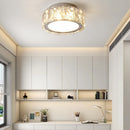 Luxury Crystal LED Flush Mount Hallway Ceiling Light