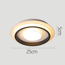 Geometric Iron Flush LED Ceiling Lights For Living Room