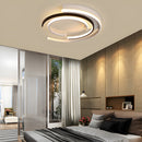 Black Minimalist LED Flush Mount Ceiling Lights