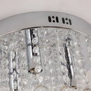 Crystal Chandelier Ceiling Light for Living Room in Silver