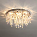 Modern Glam Crystal LED Ceiling Lights for Dining Room Lounge
