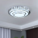 Modern LED Crystal Flush Mount Ceiling Lights Fixture for Dining Room Bedroom