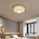 Modern LED Crystal Flush Mount Ceiling Lights Fixture for Dining Room Bedroom