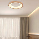 Flush Mount Ceiling Light Round Wooden LED Ceiling Lights