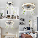 Modern LED Ceiling Fan with Light Remote Control Ceiling Fan for Living Room Dining Room