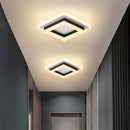 Set of 2 contemporary modern led ceiling lights for hallway