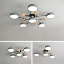 Art Deco Chandelier, Modern Flush Mount Chandelier Ceiling Light