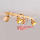 Simple Wood Track Lighting Living Room Track Light Ceiling