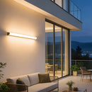 Modern IP65 Waterproof Long Exterior Wall Lights for Garden Porch
