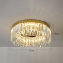Round Led Crystal Ceiling Light for Living Room