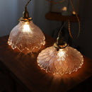 Vintage Glass Disc Design Style Pendant Light