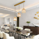 Simple Multi-Head Designer Crystal Kitchen Island Lamps
