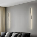 Modern Linear Black LED Wall Lamp for Living Room Bedroom